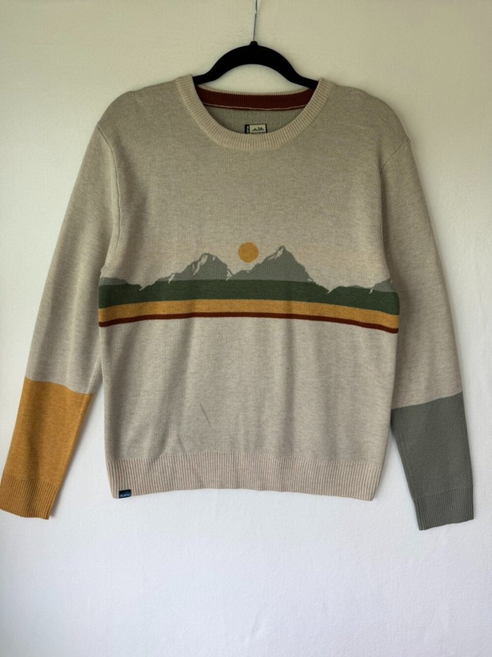 KAVU Hillrose Woodland Range Sweater Size Large